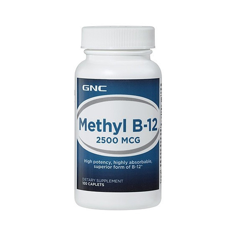 Metilcobalamina Vitamina B-12 2500 mcg (100 capsule), GNC Efarmacie.ro