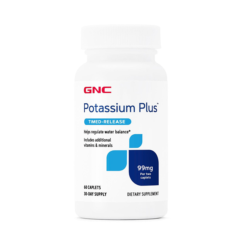 Potasiu Plus 99 mg  (60 tablete), GNC