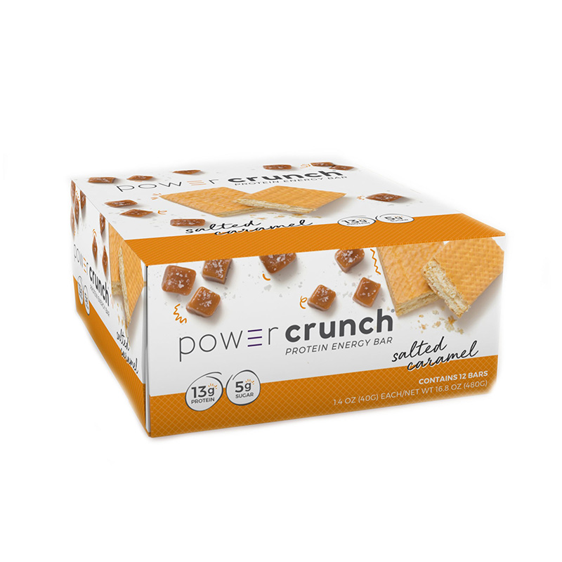 Power Crunch Napolitana proteica cu aroma de caramel sarat (40 grame), GNC