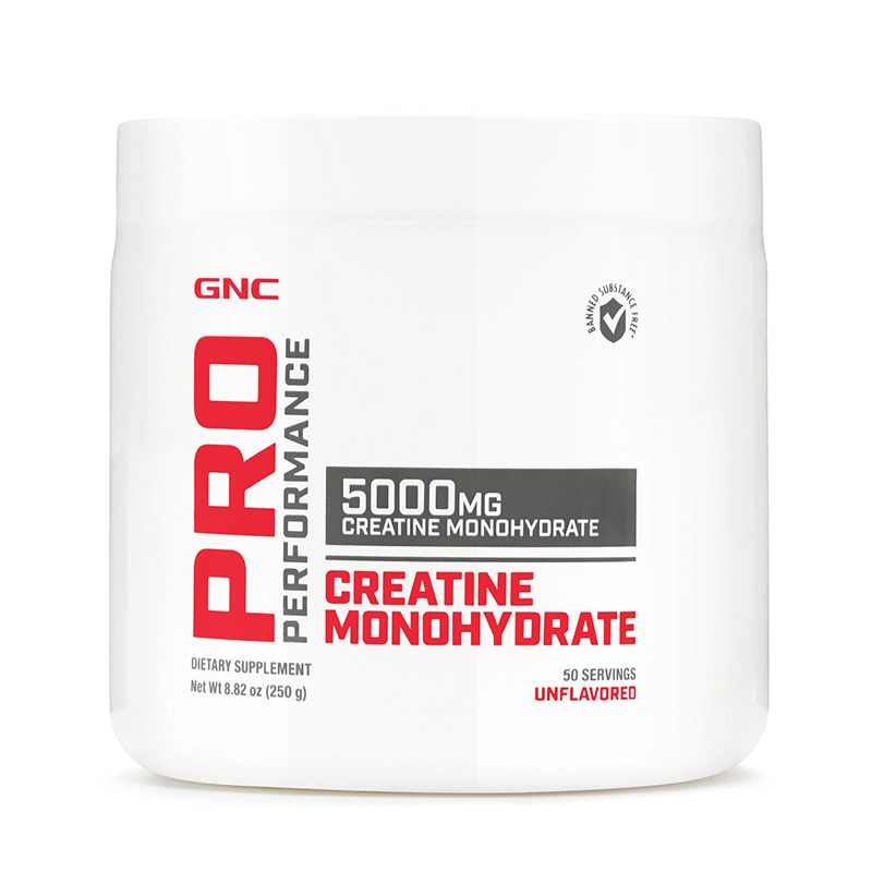 Creatina monohidrata 5000 mg fara aroma (250 grame), GNC Pro Performance Efarmacie.ro imagine 2022