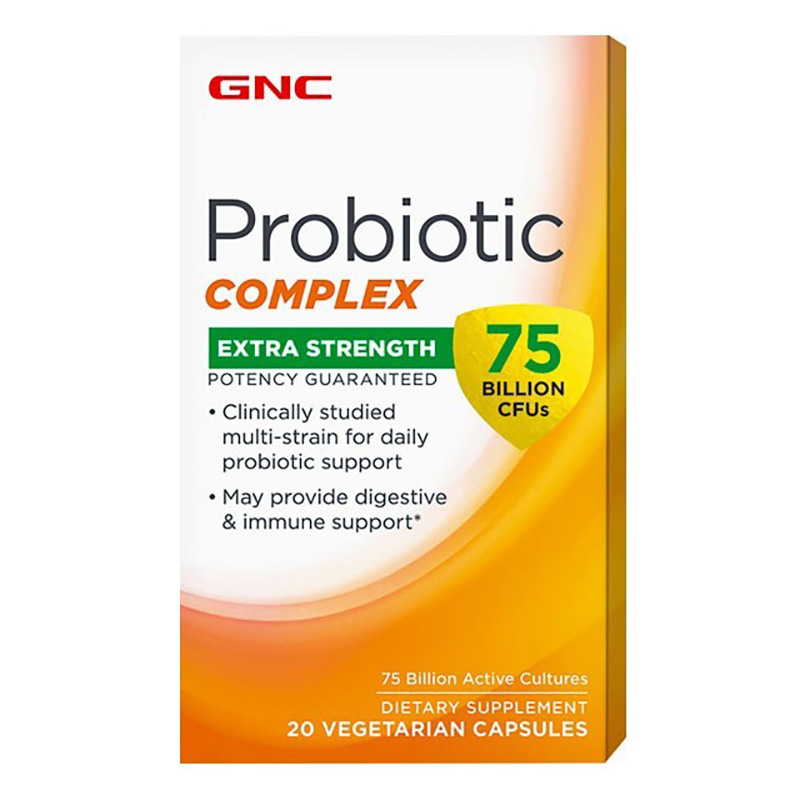 Probiotic Complex 75 miliarde culturi vii (20 capsule), GNC