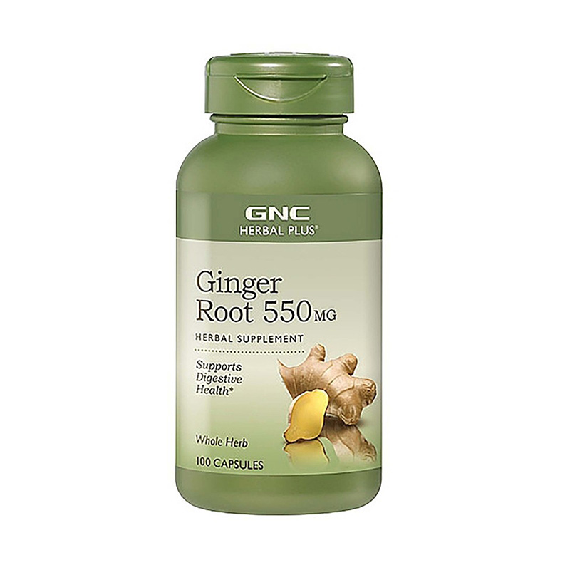 Radacina de ghimbir 550 mg (100 capsule) GNC Herbal Plus