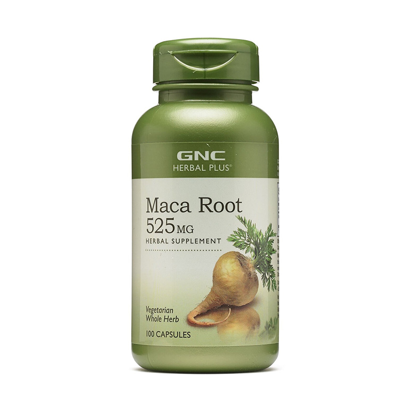 Radacina de Maca 525 mg (100 capsule), GNC Herbal Plus Efarmacie.ro