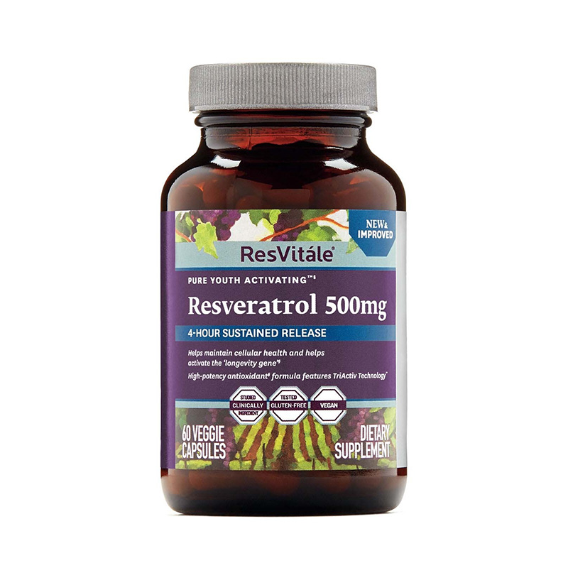 Resveratrol 500 mg (60 capsule), GNC ResVitale Efarmacie.ro