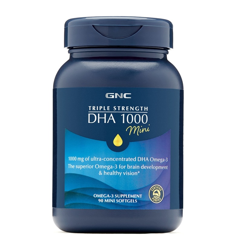 Triple Strength DHA 1000 mg (90 mini capsule), GNC