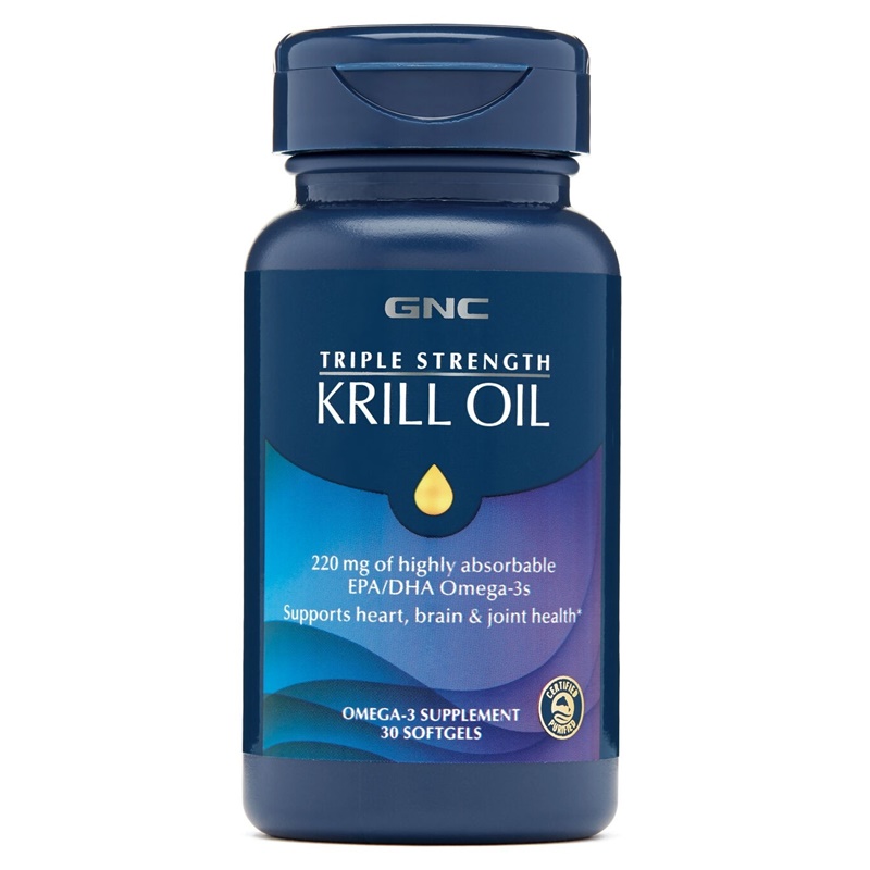 Triple Strength Ulei de Krill (30 capsule), GNC