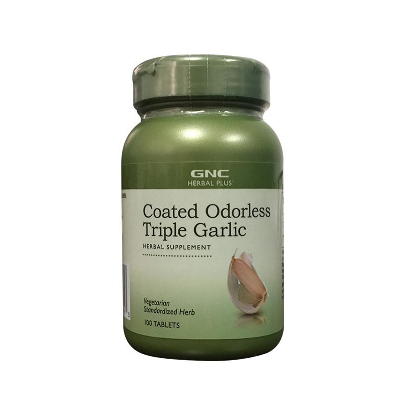 Usturoi cu invelis inodor (100 capsule), GNC Herbal Plus