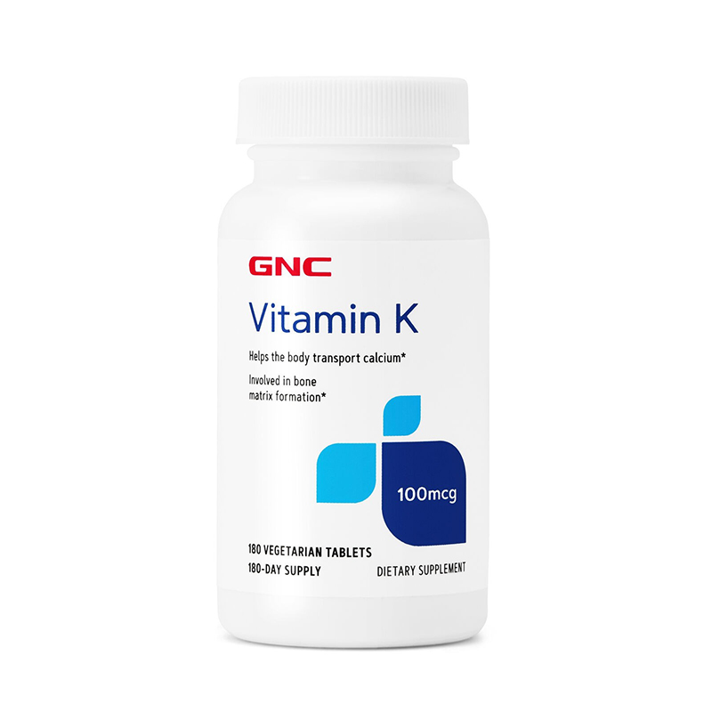 Vitamina K 100 mcg (180 capsule vegetale), GNC