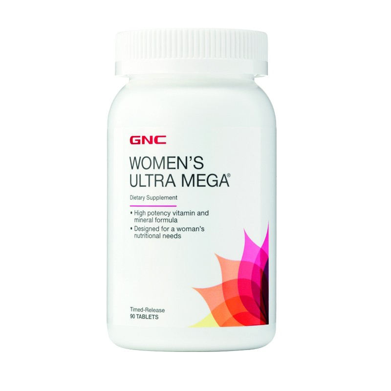 Women's Ultra Mega Multivitamin (90 tablete), GNC