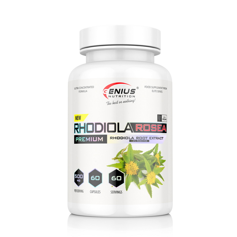 Rhodiola Rosea (60 capsule), Genius Nutrition Efarmacie.ro