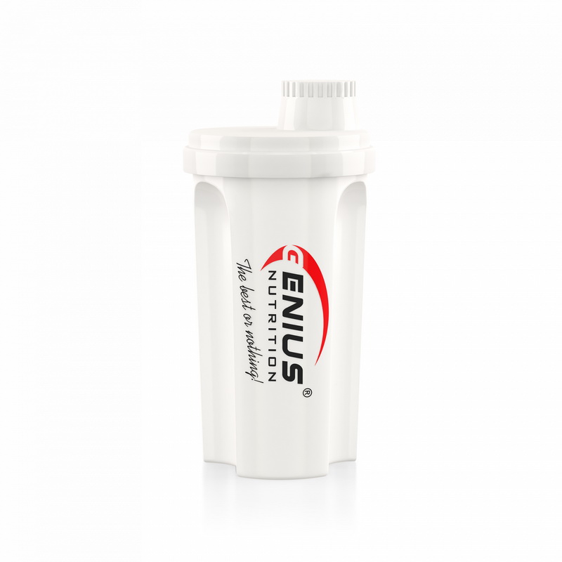 Shaker alb 700 ml, Genius Nutrition Efarmacie.ro imagine noua