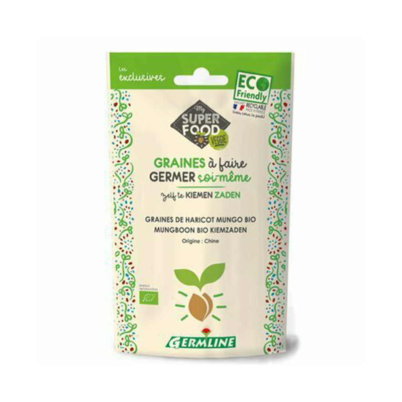 Fasole mung pentru germinat eco (200 grame), Germline Efarmacie.ro