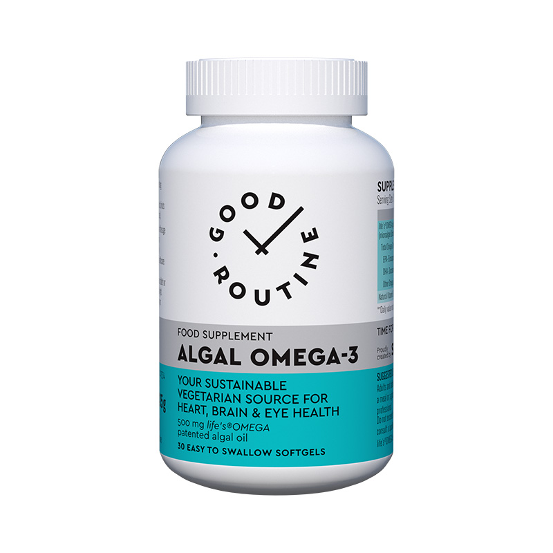 Algal Omega-3 (30 capsule moi), Good Routine