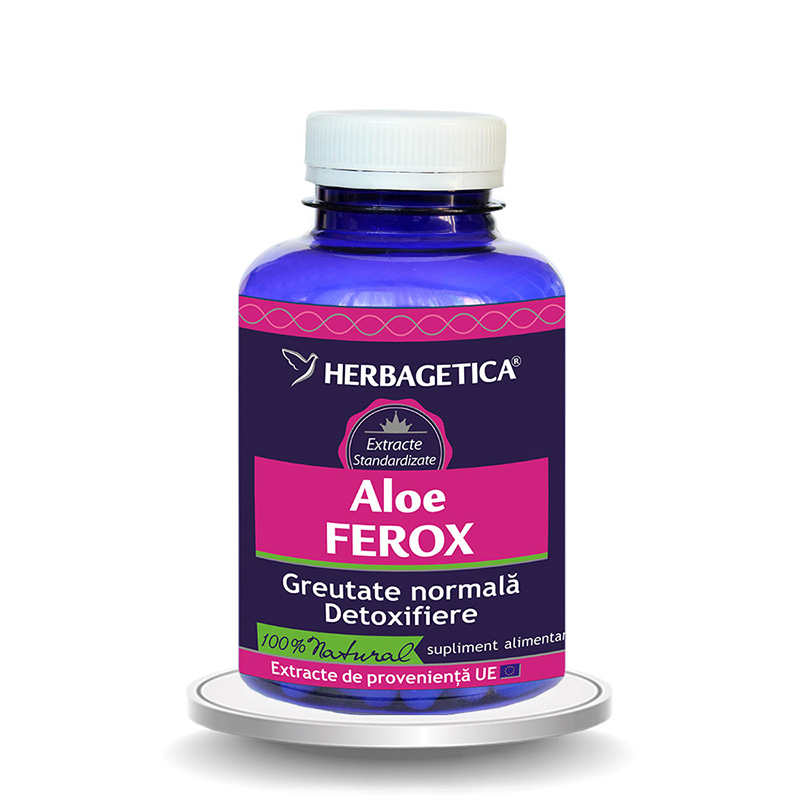 Aloe Ferox (120 capsule), Herbagetica Efarmacie.ro