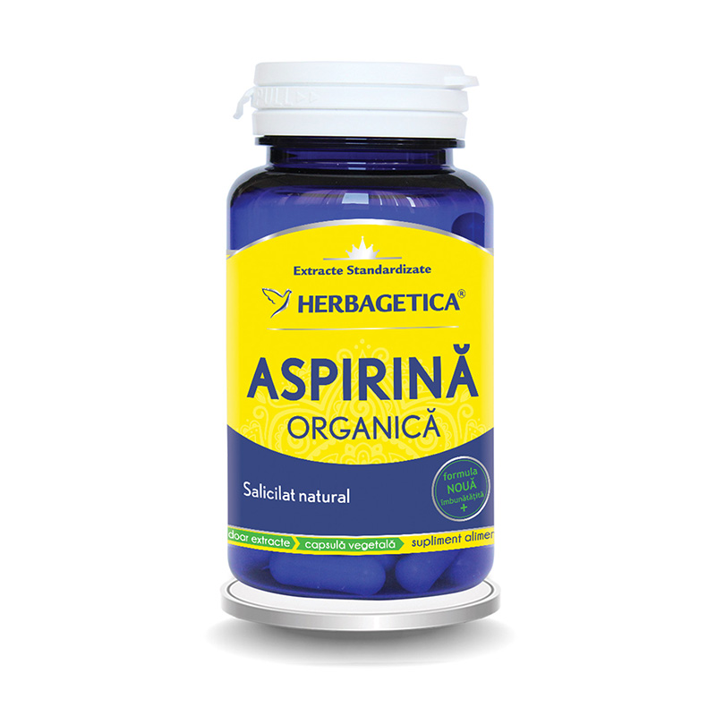 Aspirina Organica (60 capsule), Herbagetica