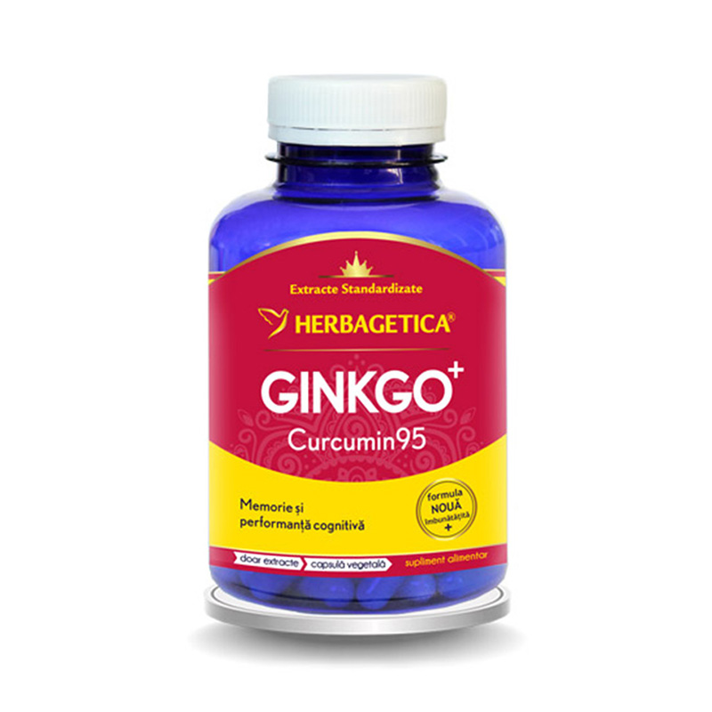 Ginkgo Curcumin 95 (120 capsule), Herbagetica