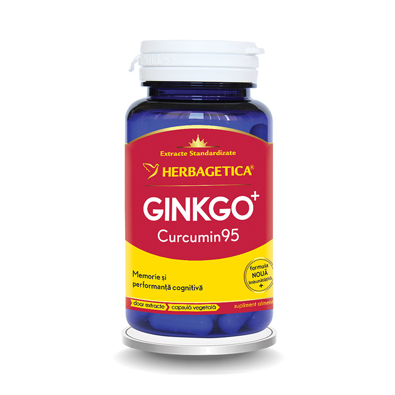 Ginkgo Curcumin 95 (60 capsule), Herbagetica Efarmacie.ro imagine noua