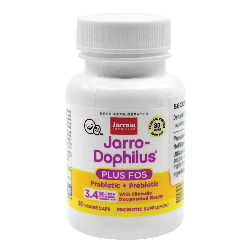 Jarro-Dophilus + FOS (30 capsule), Jarrow Formulas Efarmacie.ro