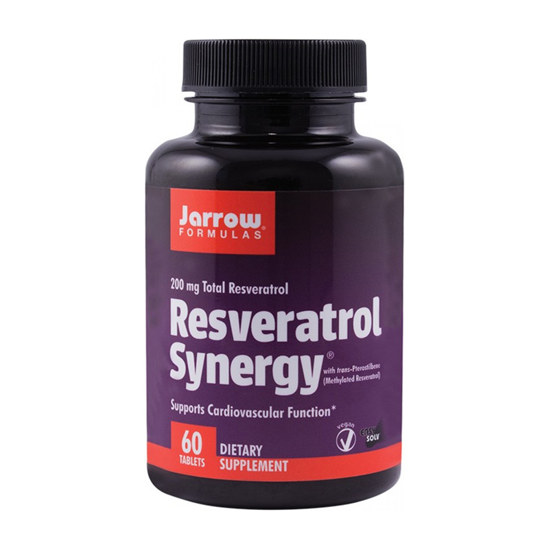 Resveratrol Synergy 200 (60 tablete), Jarrow Formulas Efarmacie.ro