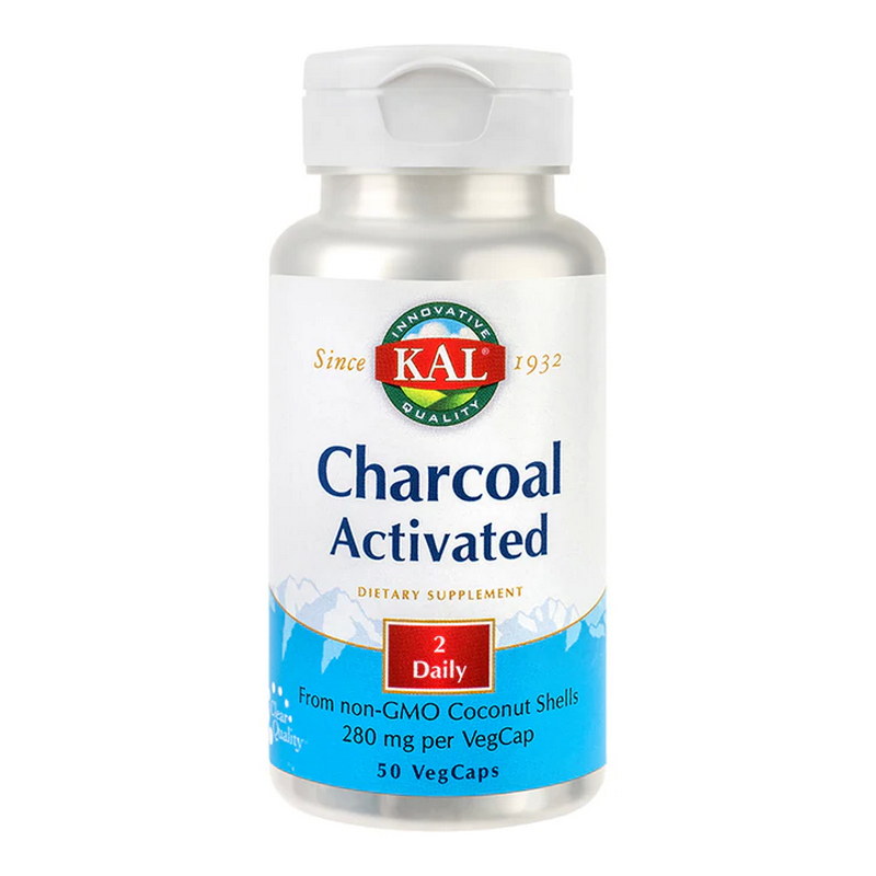 Charcoal Activated Carbune medicinal 280mg (50 capsule), Kal Efarmacie.ro