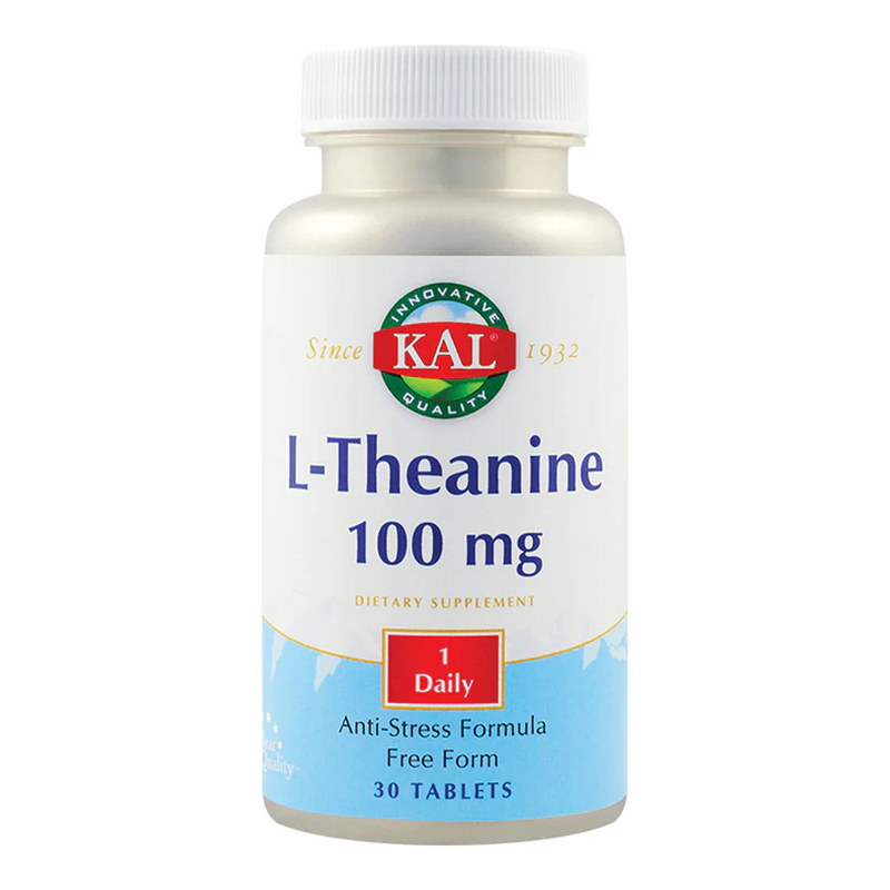 L-Theanine 100mg (30 tablete), Kal Efarmacie.ro