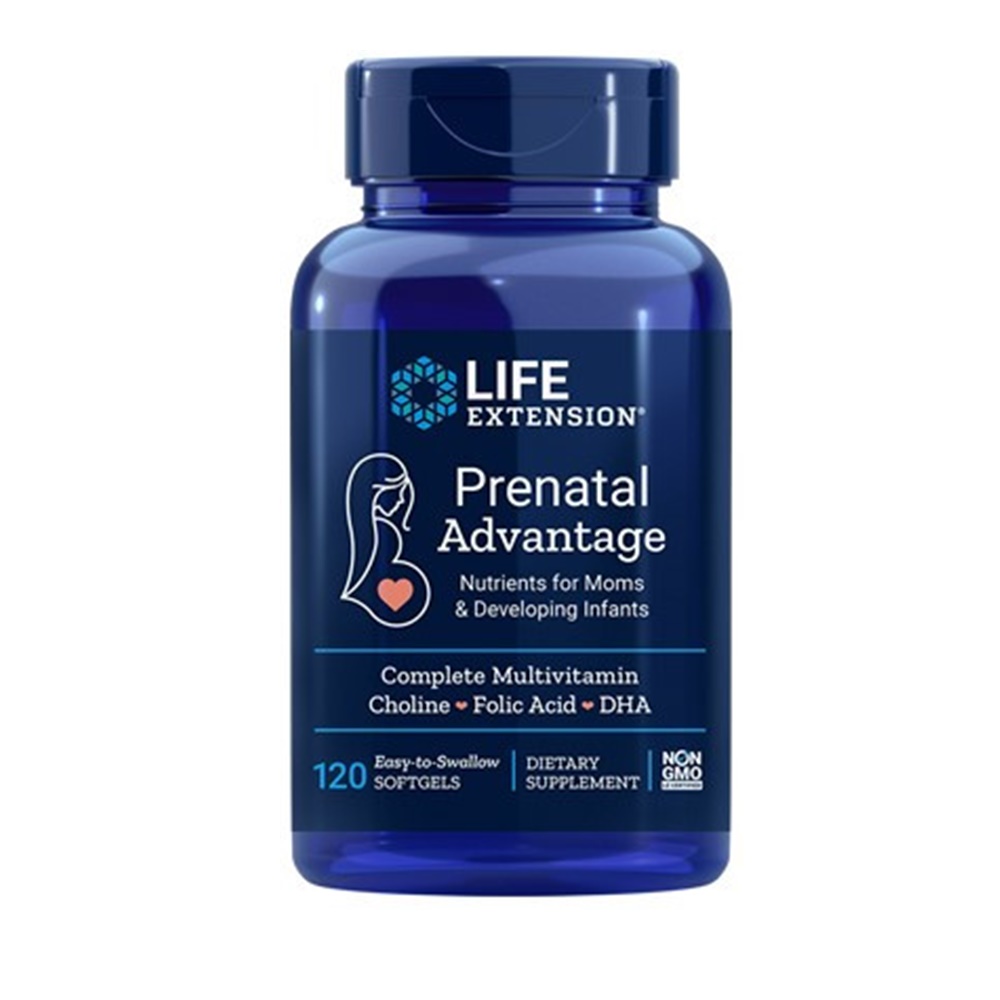 Prenatal Advantage (120 capsule), LifeExtension Efarmacie.ro imagine 2022