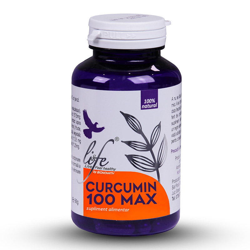 Curcumin 100 Max (60 capsule), Life Bio Efarmacie.ro imagine noua