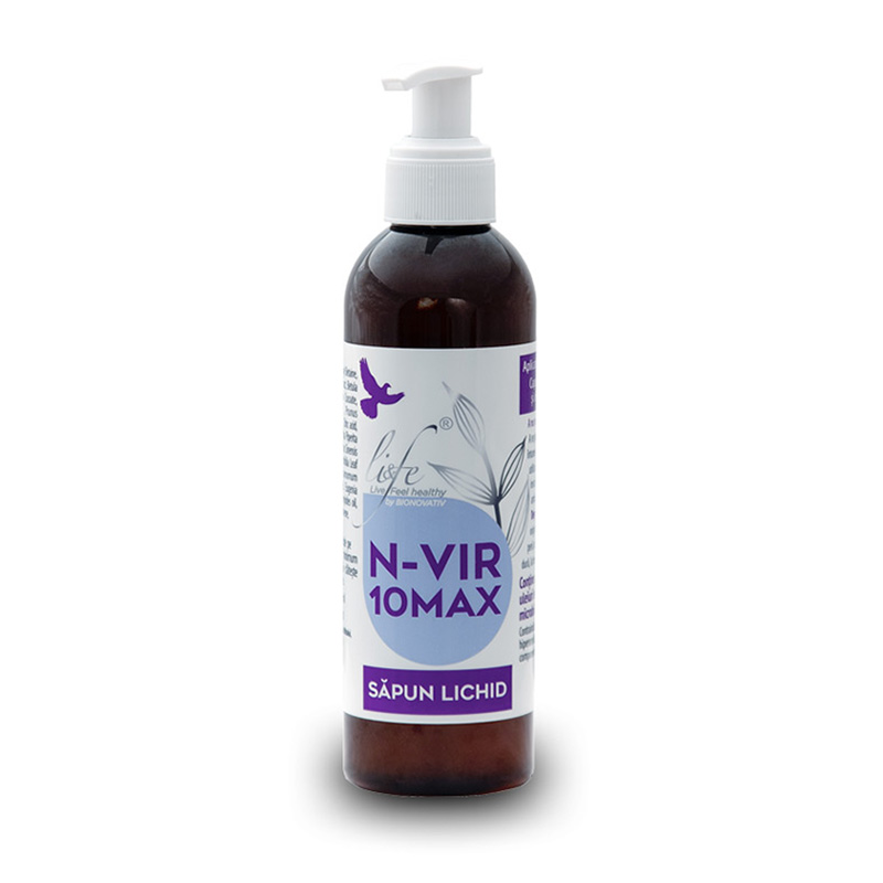 N-Vir 10Max sapun lichid (200 ml), Life Bio Efarmacie.ro imagine noua