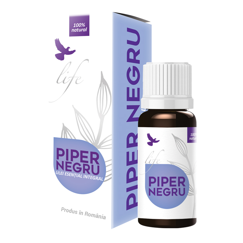 Ulei esential de Piper negru (10 ml), Life Bio Efarmacie.ro imagine noua