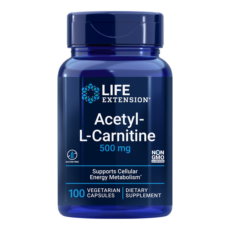 Acetil-L-Carnitina 500 mg (100 capsule), LifeExtension Efarmacie.ro imagine 2022