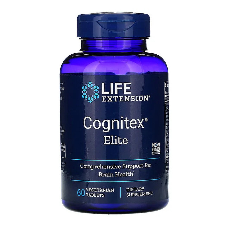 Cognitex Elite formula pentru sanatatea creierului (60 tablete), LifeExtension Efarmacie.ro imagine noua