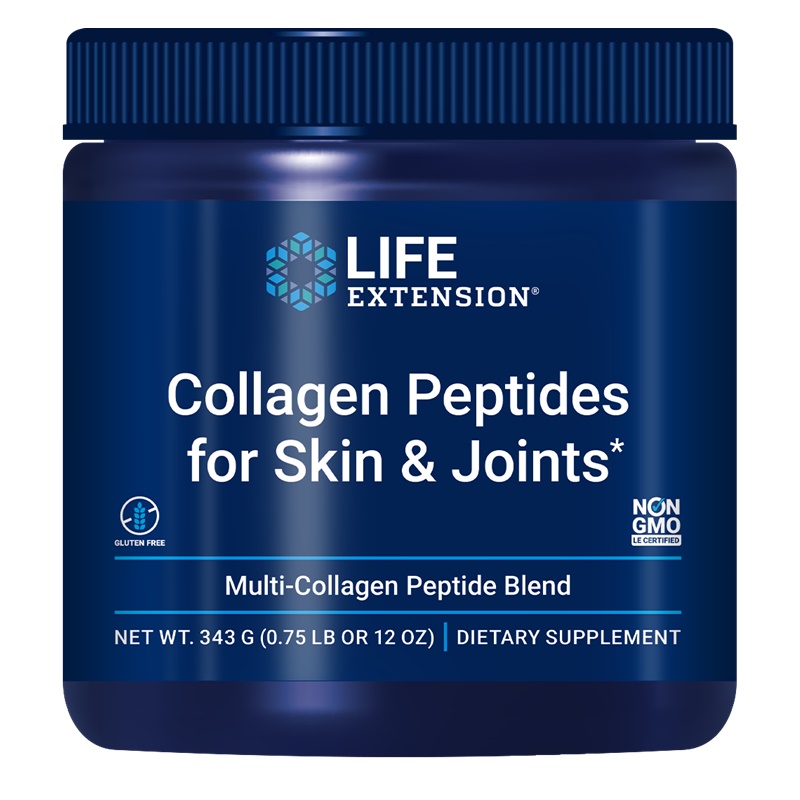 Collagen Peptides pentru piele si articulatii (343 grame), LifeExtension Efarmacie.ro imagine 2022