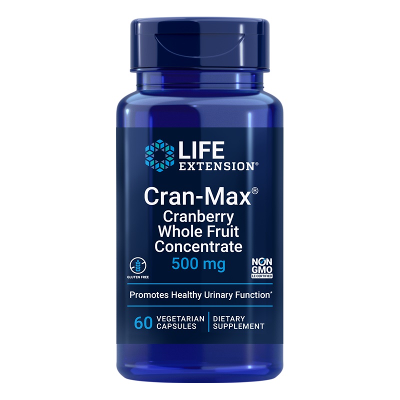 Cran-Max 500 mg (60 capsule), LifeExtension Efarmacie.ro imagine 2022