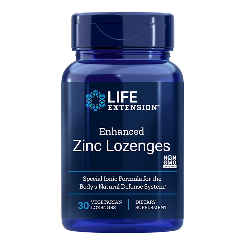 Enhanced Zinc Lozenges (30 tablete masticabile), LifeExtension Efarmacie.ro imagine noua