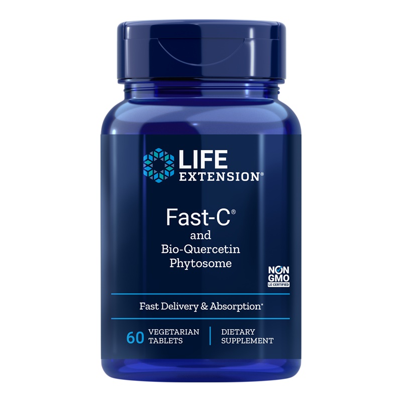 Fast C cu Bio Quercetin Phytosome (60 capsule), LifeExtension Efarmacie.ro imagine noua