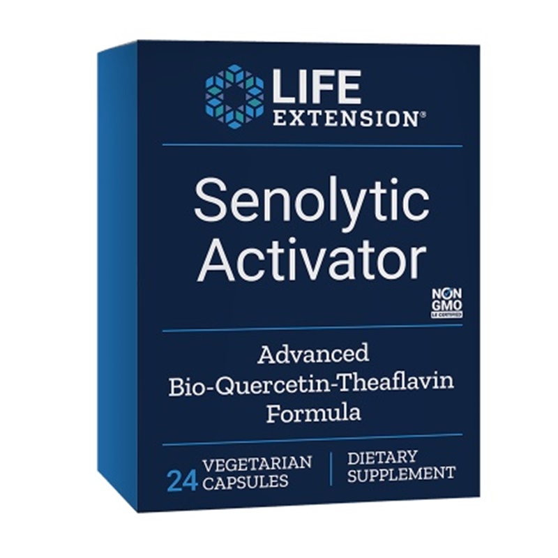 Senolytic Activator cu Bio Quercetin Phytosome si Theaflavin (24 capsule), LifeExtension