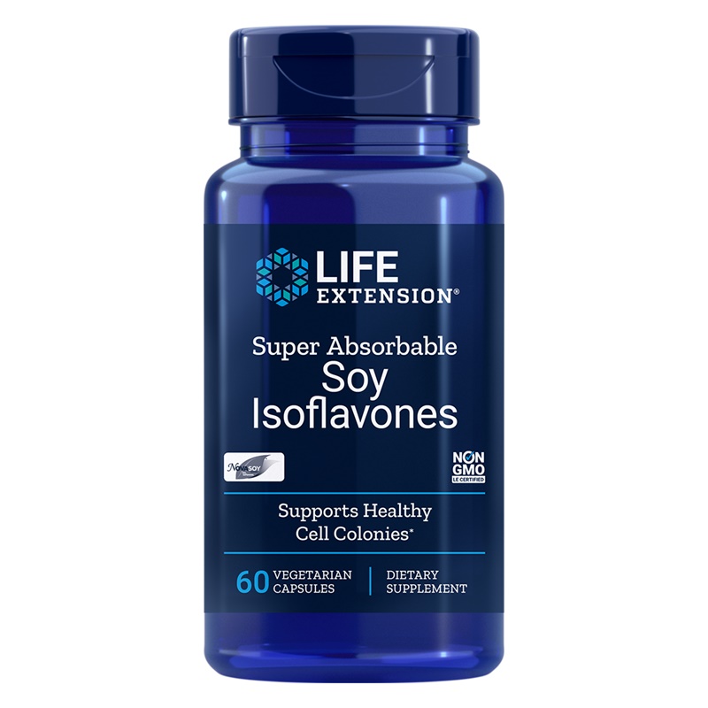 Super Absorbable Izoflavone din Soia (60 capsule), LifeExtension Efarmacie.ro imagine noua