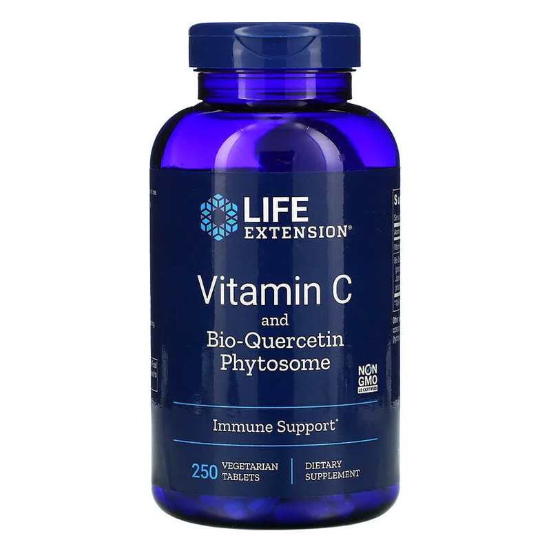 Vitamina C cu BioQuercetin Phytosome (250 tablete), LifeExtension Efarmacie.ro imagine noua