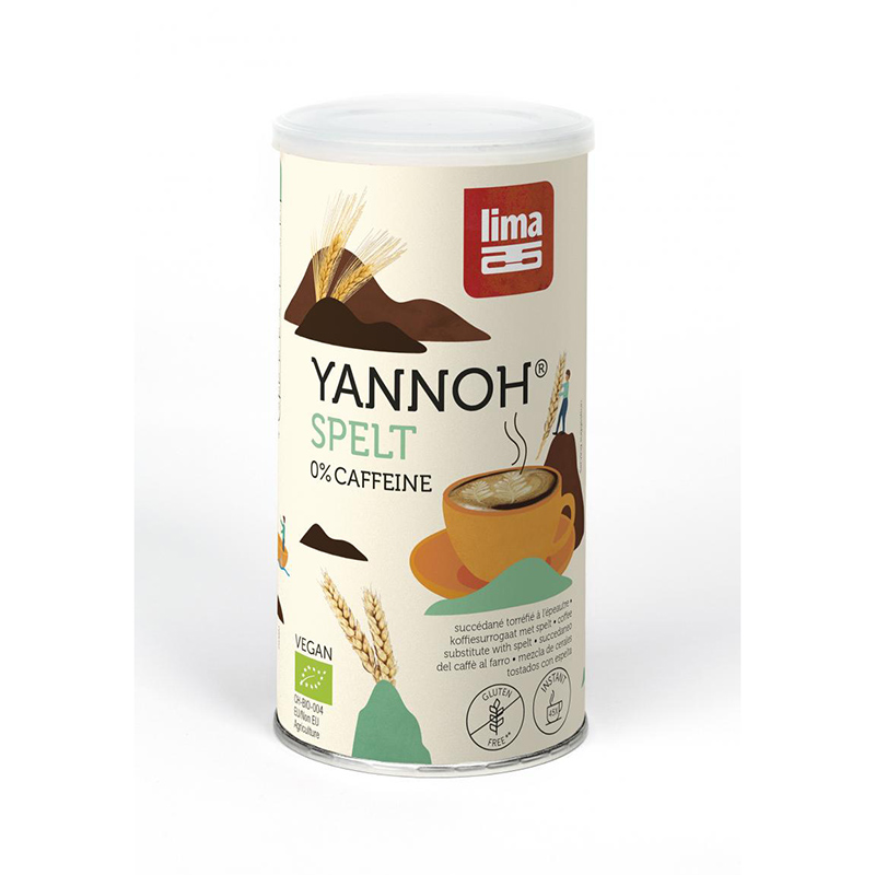 Bautura din cereale Yannoh Instant cu spelta eco (90 grame), Lima Efarmacie.ro imagine noua