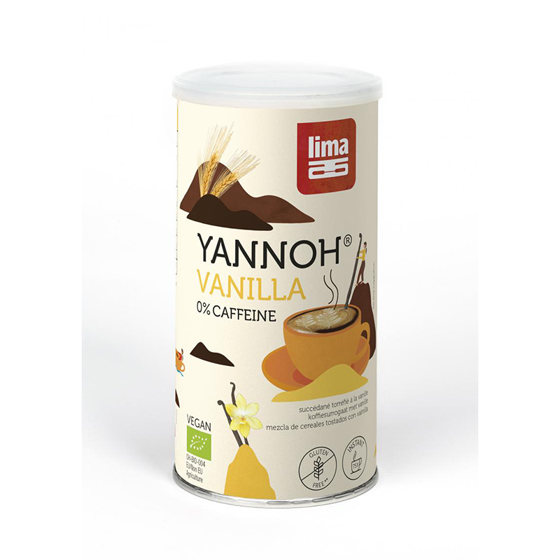 Bautura din cereale Yannoh Instant cu vanilie eco (150 grame), Lima Efarmacie.ro imagine noua