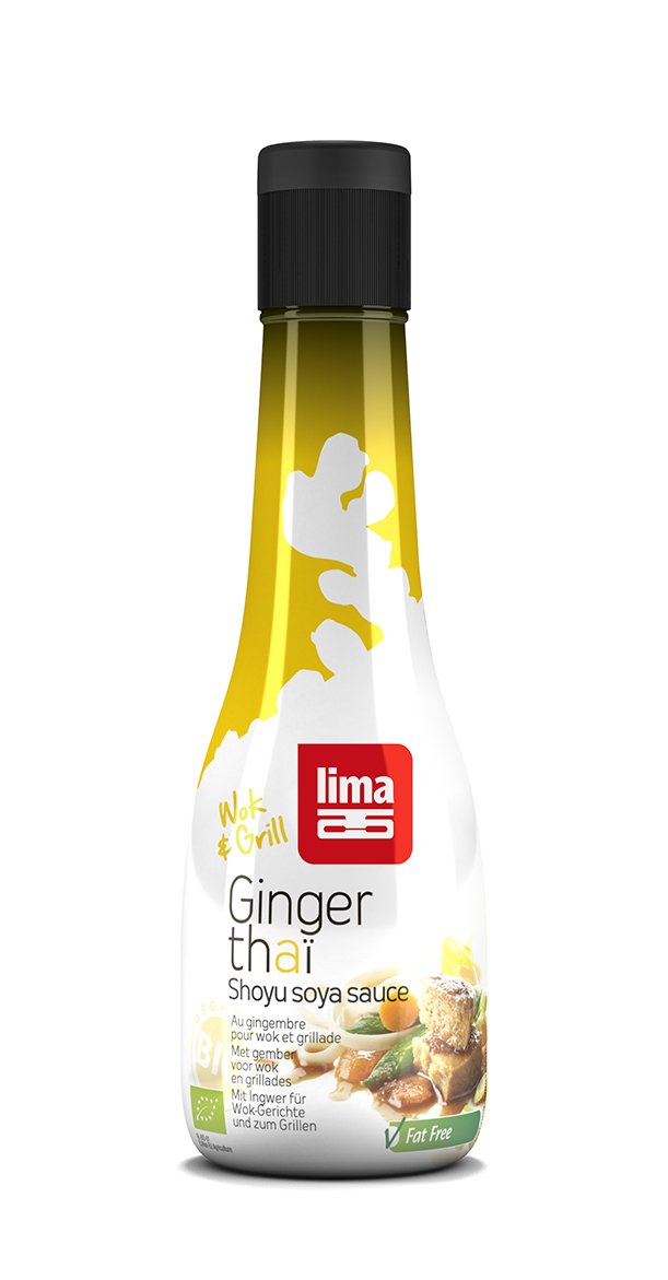 Sos de soia Shoyu Ginger Thai bio (200 ml), Lima Efarmacie.ro imagine noua