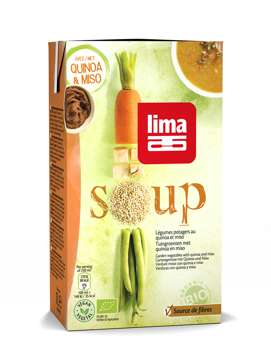 Supa cu quinoa si legume bio (1 litru), Lima