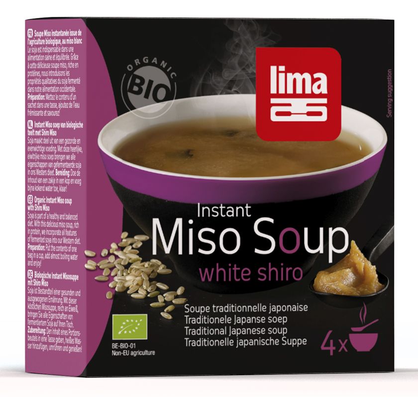 Supa Shiro Miso instant bio (4x15g), Lima