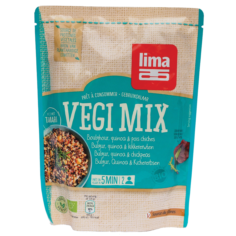 Vegi mix bulgur, quinoa si naut bio (250 grame), Lima Efarmacie.ro imagine noua