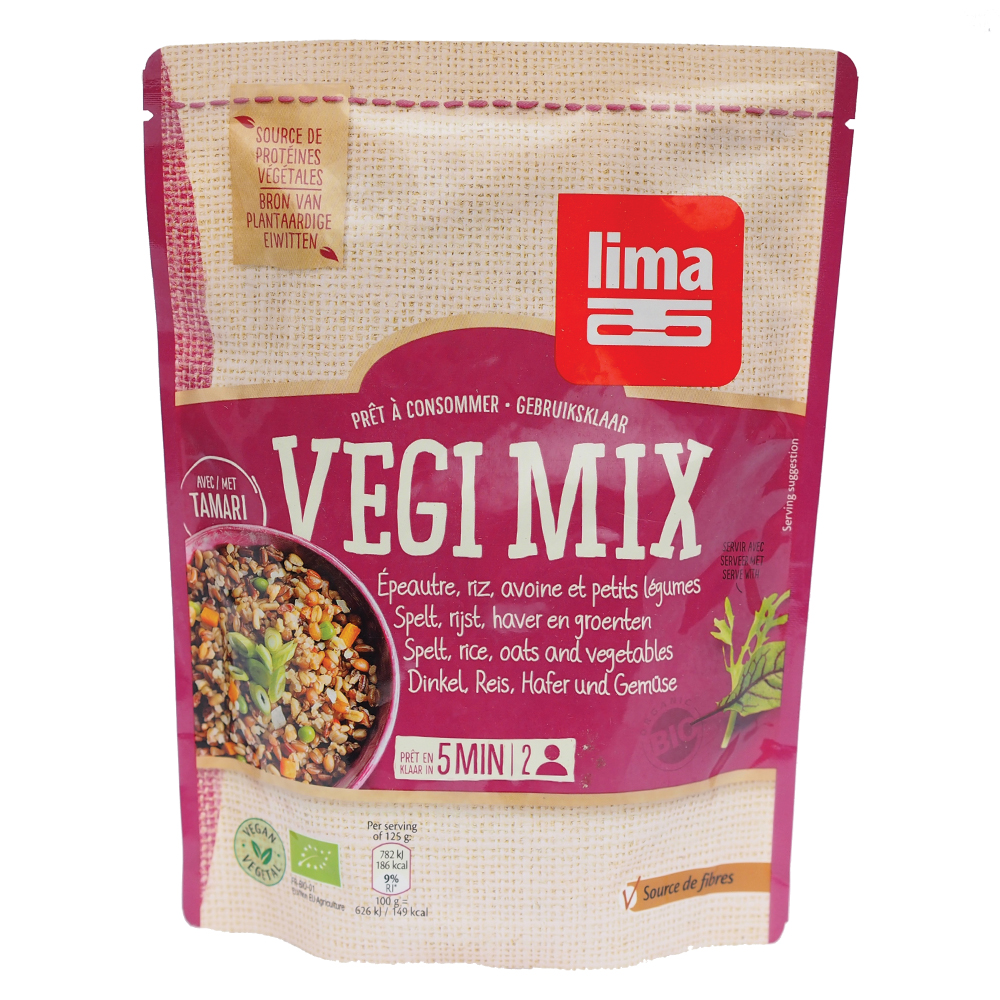 Vegi mix spelta, orez, ovaz si legume bio (250 grame), Lima Efarmacie.ro imagine noua
