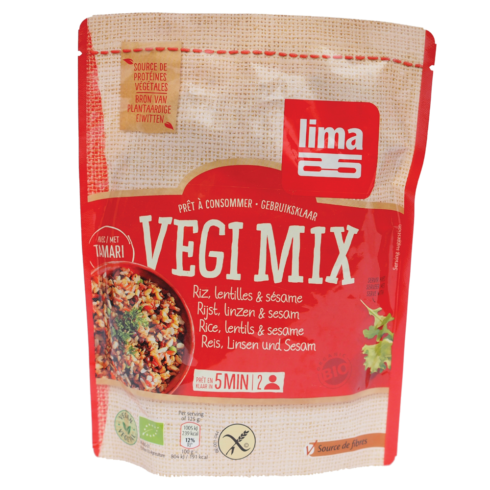 Vegi mix orez, linte si susan bio (250 grame), Lima