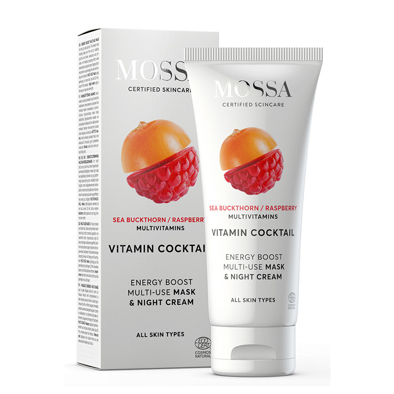 Vitamin Cocktail Multi-use Crema de noapte si masca (toate tipurile de ten) (50 ml), Mossa