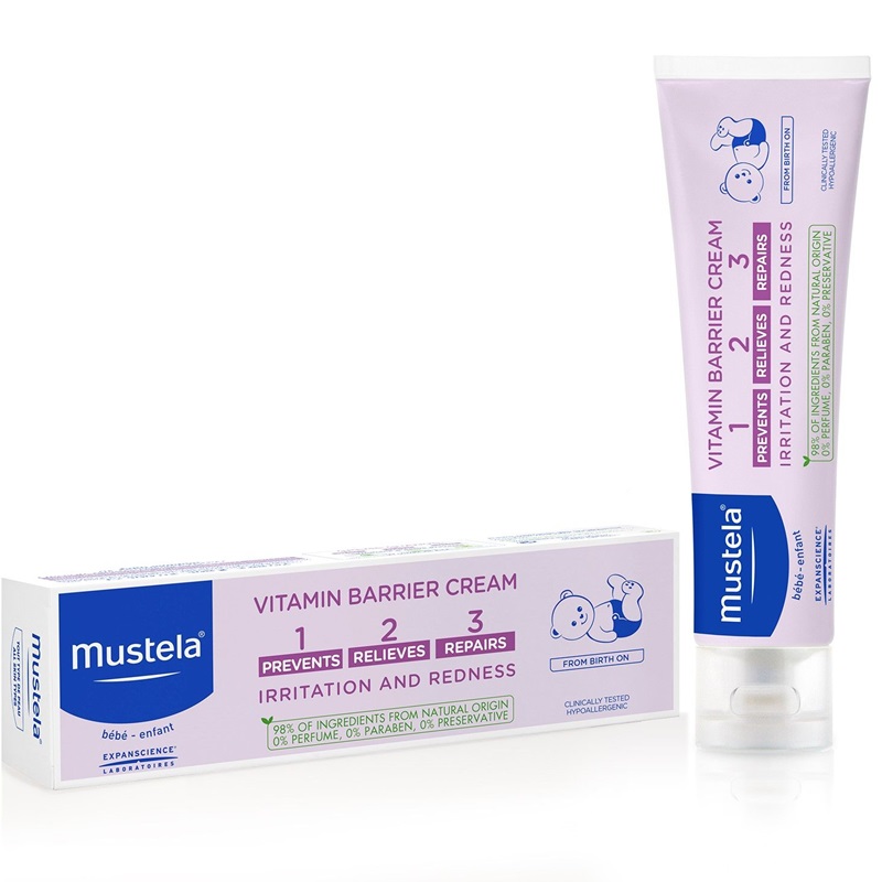 Vitamin barrier 1-2-3 – Crema pentru iritatia de scutec (100ml), Mustela Efarmacie.ro imagine noua