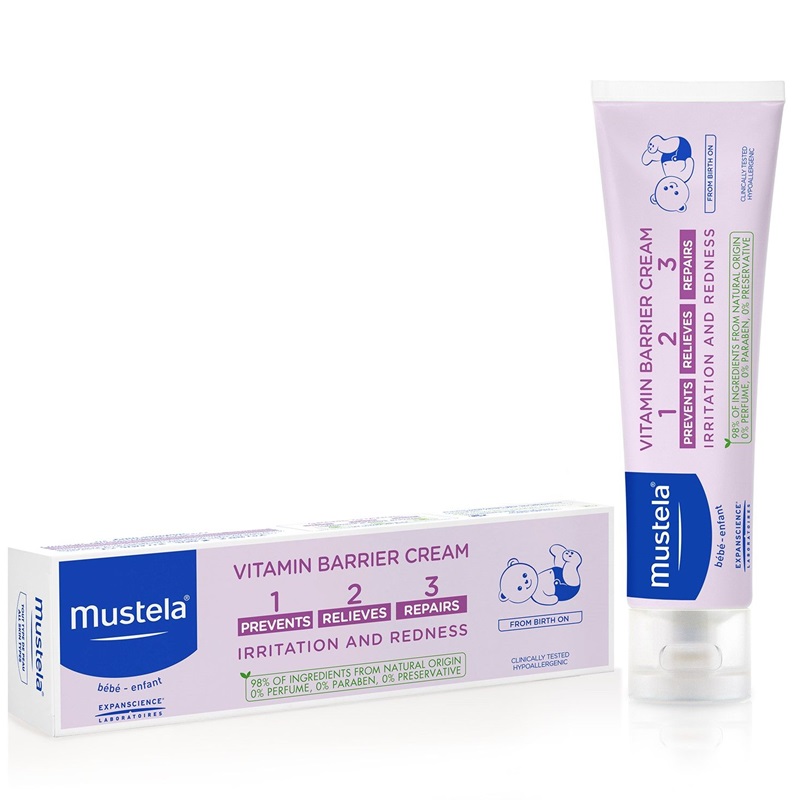 Vitamin barrier 1-2-3 – Crema pentru iritatia de scutec (50ml), Mustela