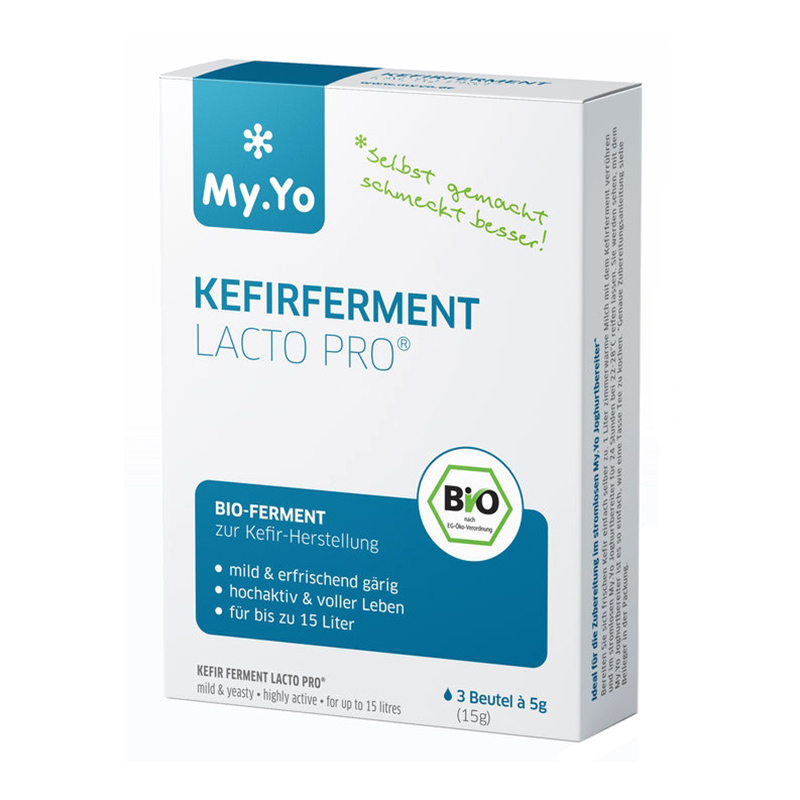 Ferment probiotic pentru chefir bio Lacto Pro (15 grame), MyYo Efarmacie.ro